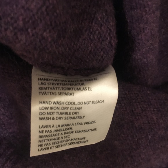 ACNE Purple Sweater, Lambs Wool - Picture 12 of 13